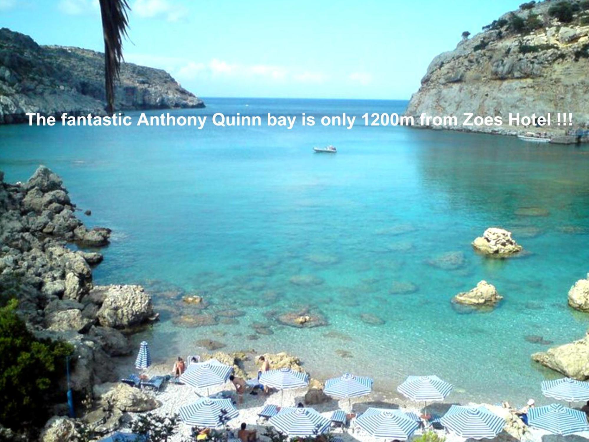 Zoes Hotel & Suites Faliraki Dış mekan fotoğraf