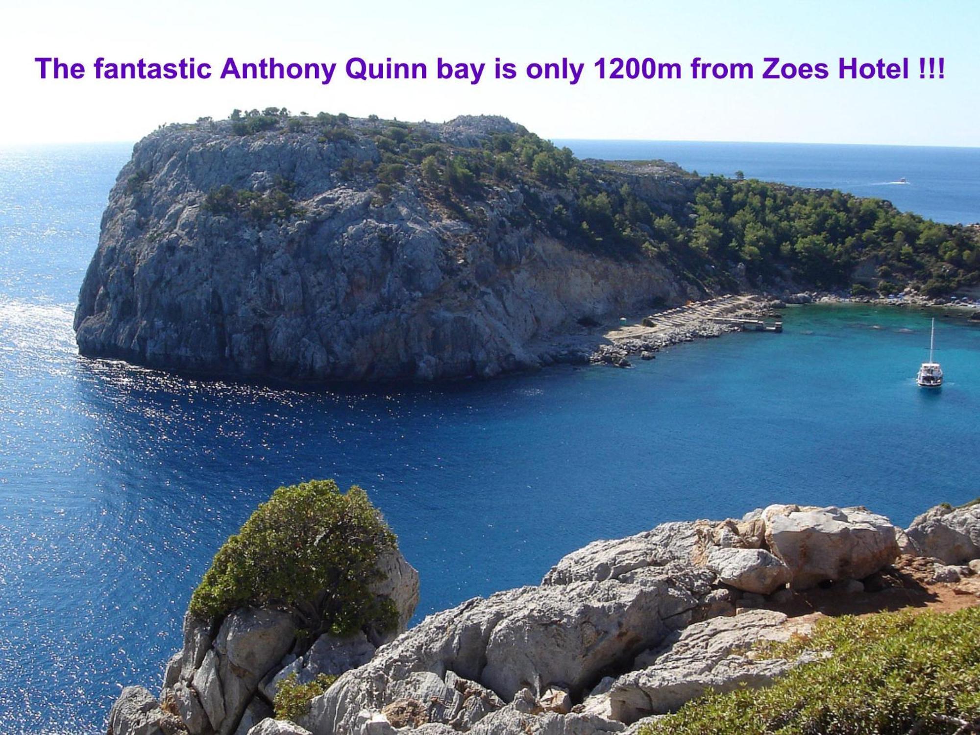 Zoes Hotel & Suites Faliraki Dış mekan fotoğraf